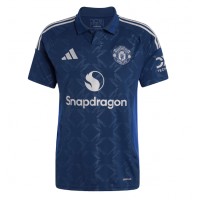 Camiseta Manchester United Alejandro Garnacho #17 Visitante Equipación 2024-25 manga corta